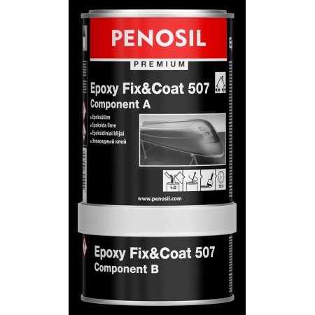 PENOSIL Premium Epoxy Fix&Coat 507 epoksidinė derva | Boltlita - Tvirtinimo detalės ir įrankiai